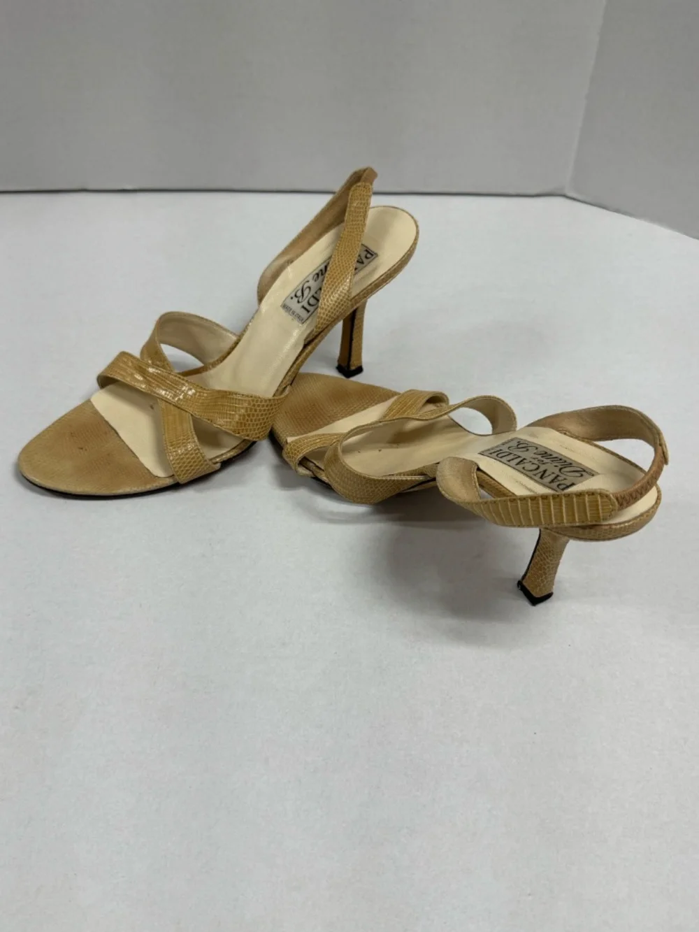 Pancaldi for Diane B Vintage Style Slingback Heels‎ - Size 8.